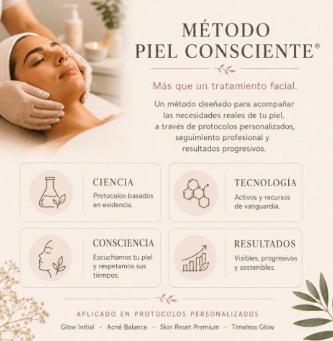 Referencia visual del Método Piel Consciente